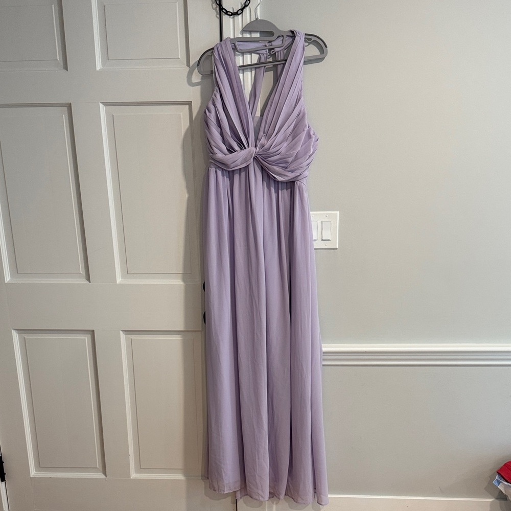 Lulu's Soft Lilac Dress - bridesmaid